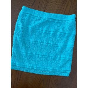 XXI Mint Lace Skirt Size M